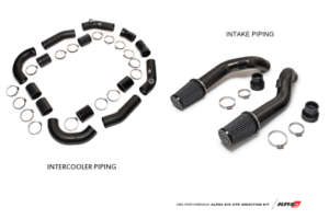ALPHA GT-R Alpha Induction kit [Stock Turbos - Alpha Intercooler - TiAL BOV Flanges - Alpha Carbon Intake Manifold - Alpha Throttle Bodies]